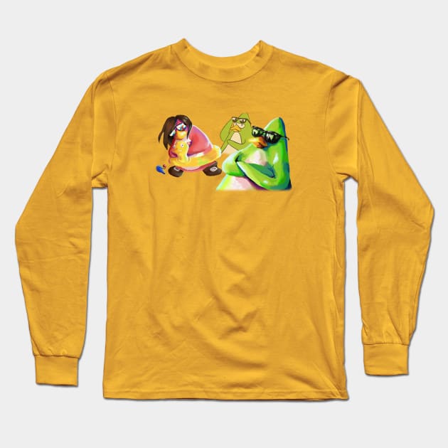 Club penguin swag Long Sleeve T-Shirt by Oreoballpandacat